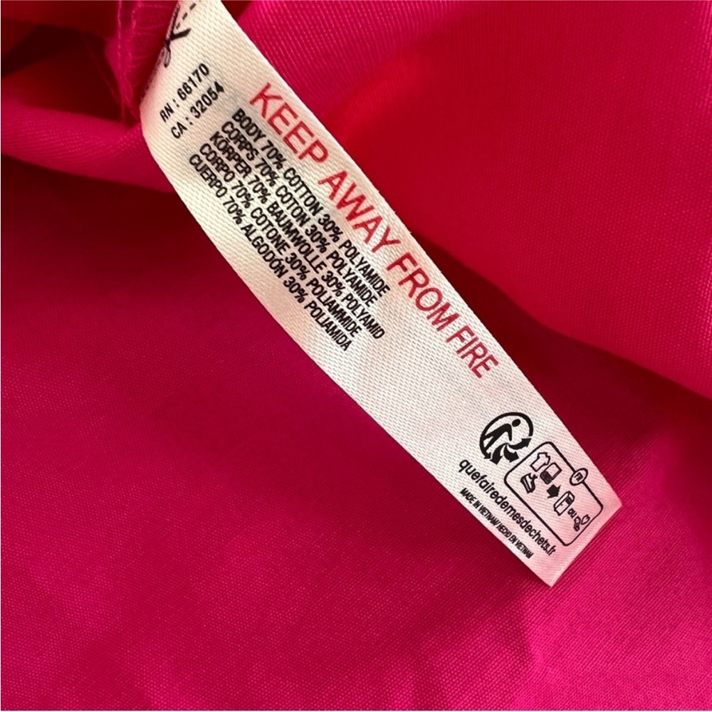 NWT ANTHROPOLOGIE/Daily Practice Vibrant Pink Sleeveless Babydoll Dress SZ S - Picture 6 of 6